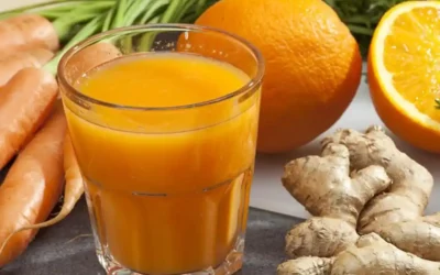 Carrot, Ginger and Orange Lassi