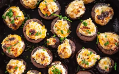 Cheesy mushrooms