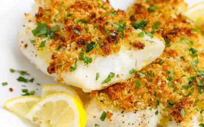 Lemon and Parmesan Crusted Fish Fillets