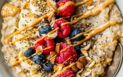 Nutty Protein Oat Bowl