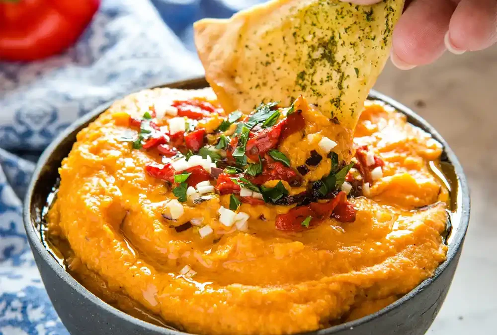 Roasted Red Pepper Hummus