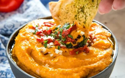Roasted Red Pepper Hummus