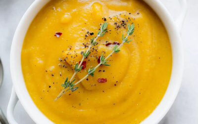 Split Pea, Sweet Potato and Basil Soup