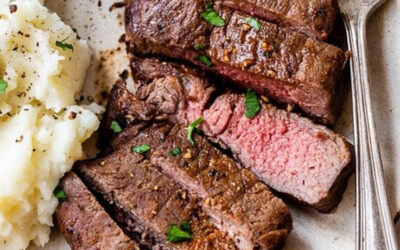 Tender and delicious steak