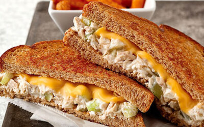 Tuna Melts with Carrot Salad